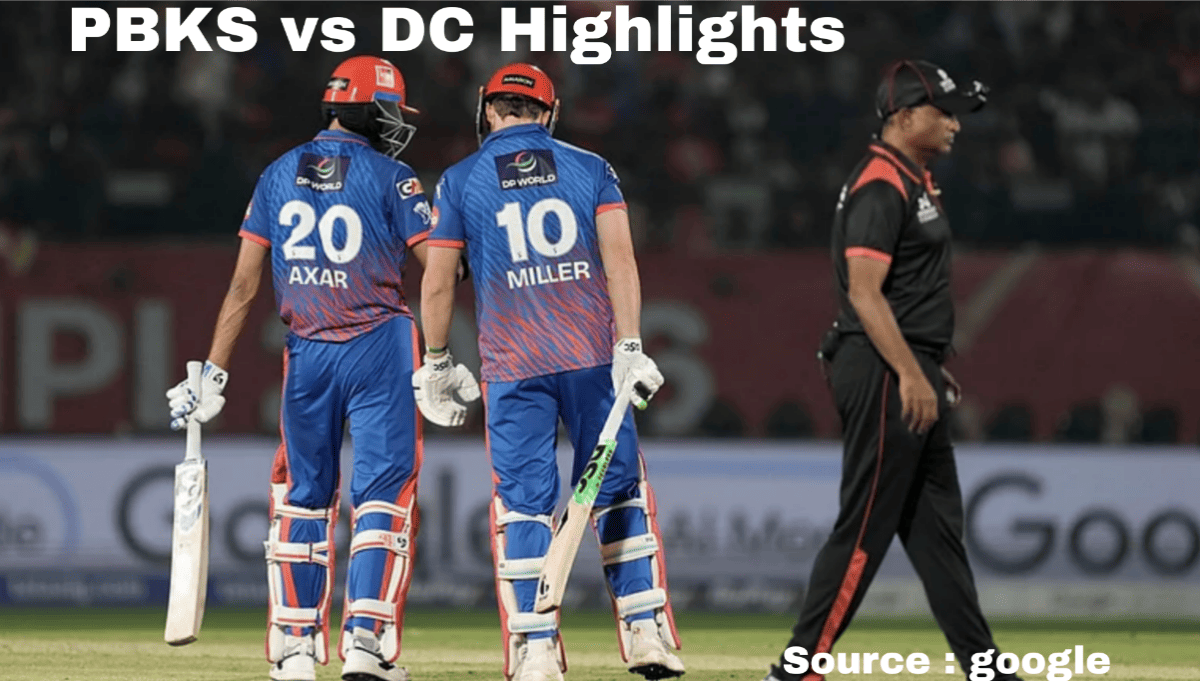 PBKS vs DC match 55 Highlights