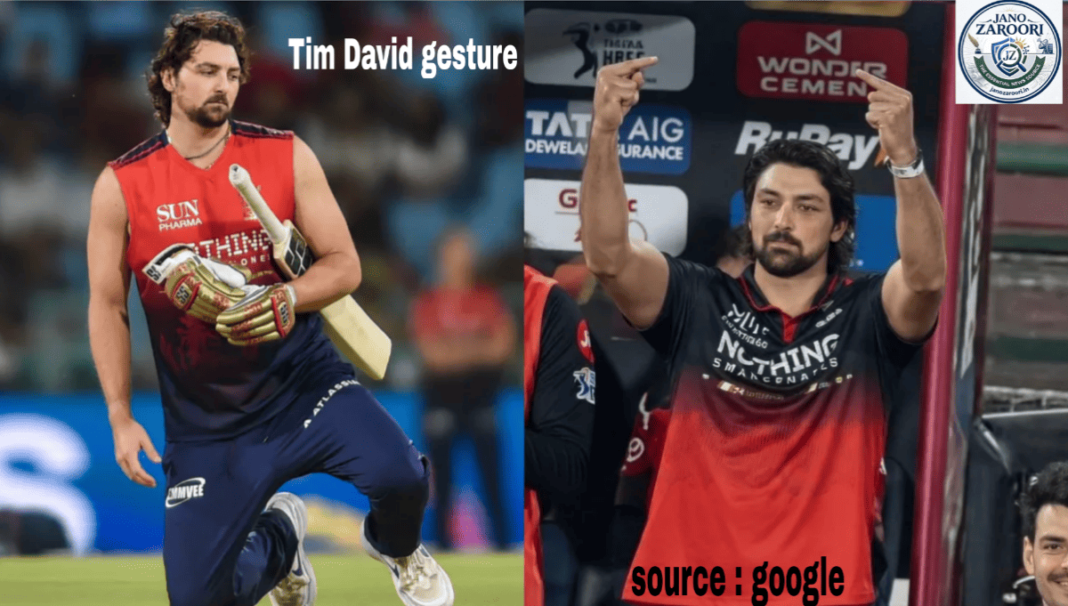 Tim David Fined on Vulgur gesture