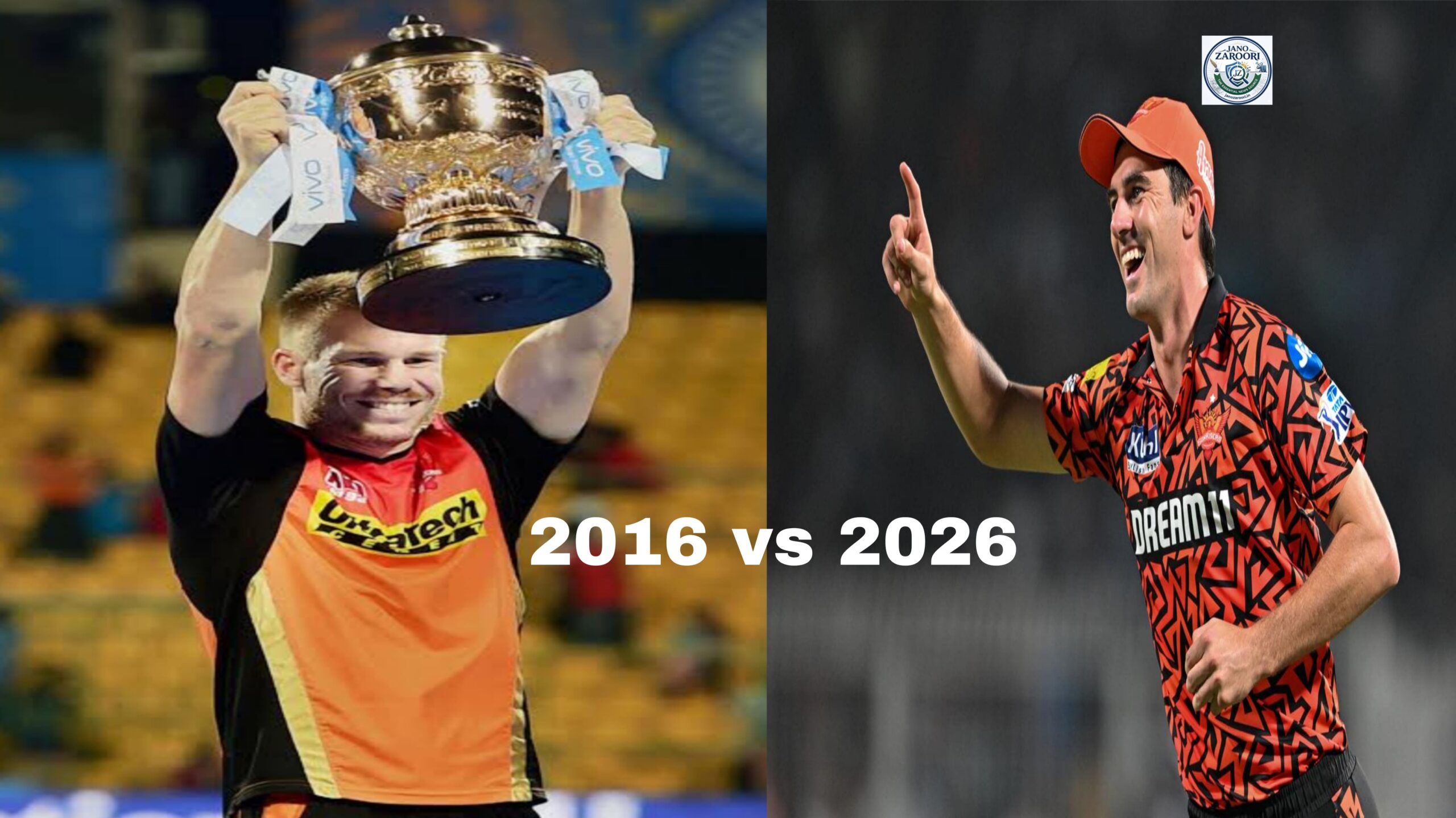 SRH 2016 vs 2026 History